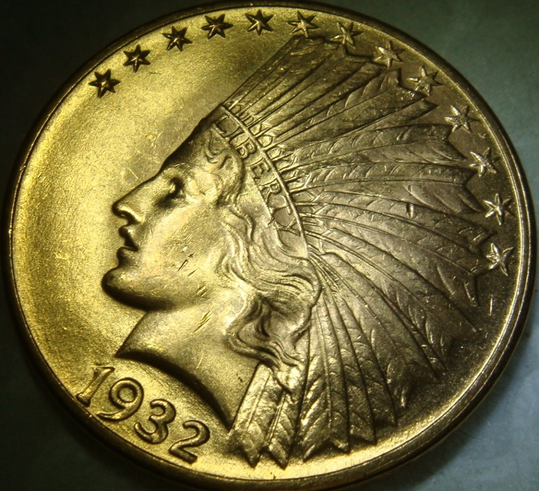 1932-$10-Indian-Head-Gold-Eagle---Grade-Please