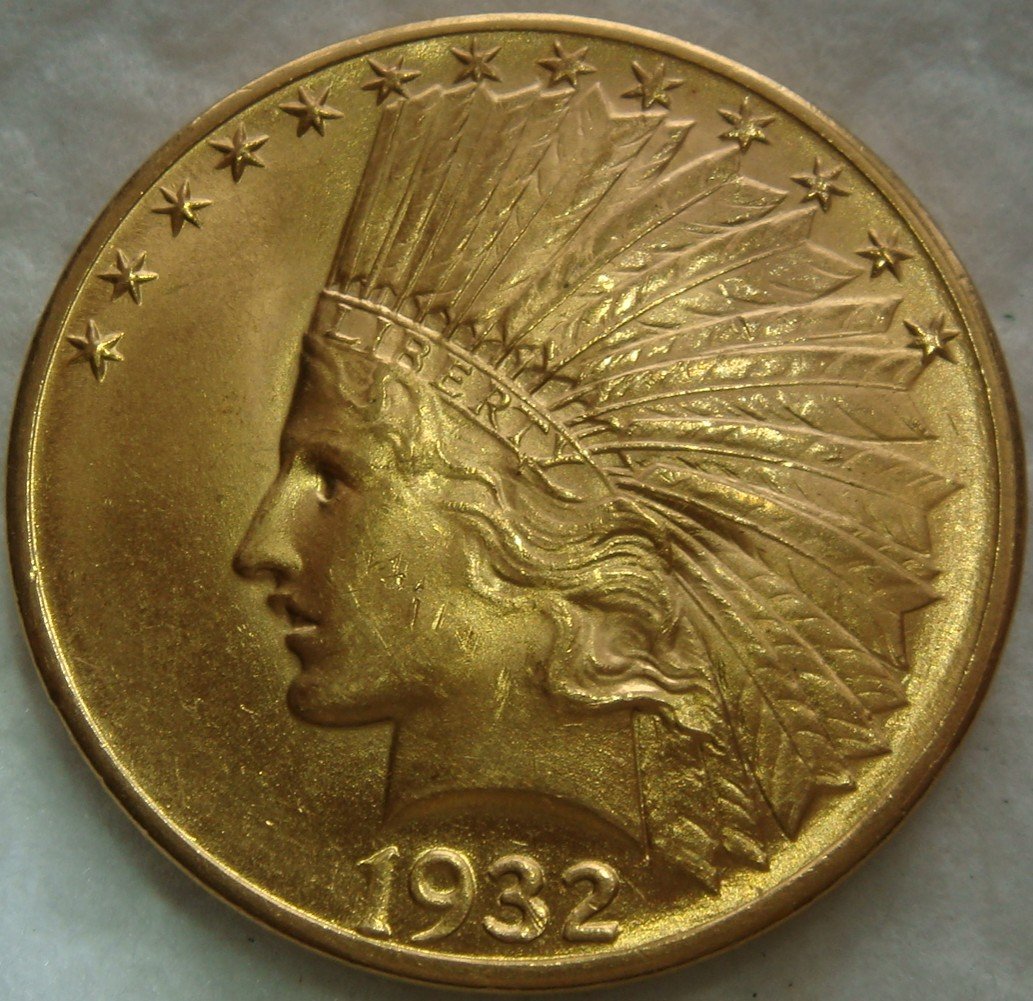 1932-$10-Indian-Head-Gold-Eagle---Grade-Please
