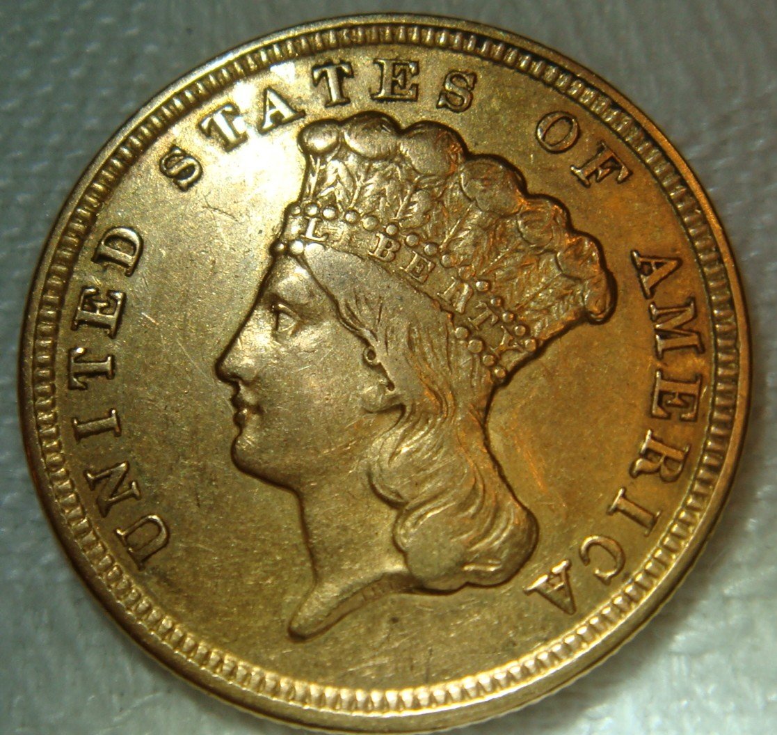 1854-Three-Dollar-Gold-Indian-Princess-Head-For-Grade-Opinions