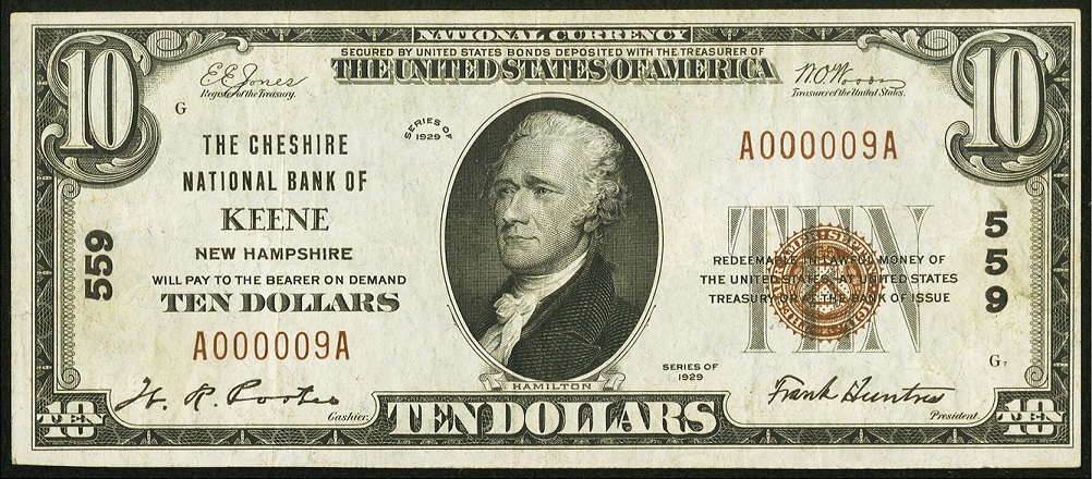 Single-Digit-Serials-On-National-Currency
