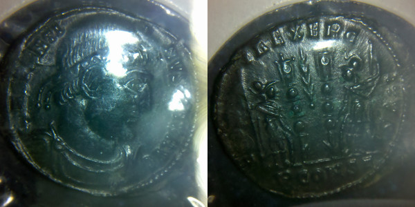 Ancient-Roman?-Coins-|-2-Fake-Greek,-2-Genuine-Roman