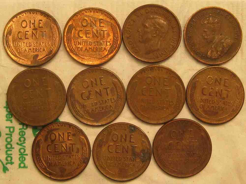 Restoring-Coin-Folder-Damaged-Wheat-Cents