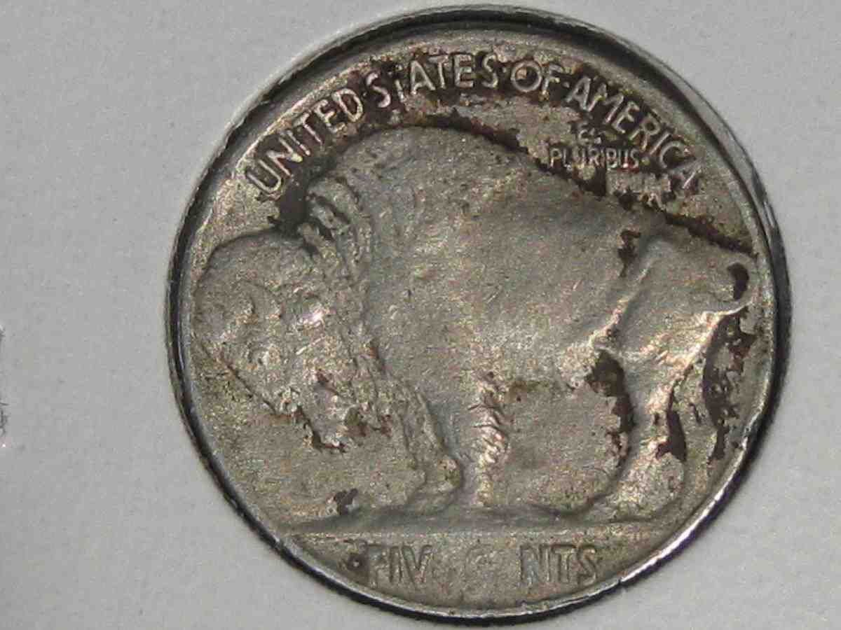 Fiv---Nts-1920-Buffalo-Nickel--Tooled?