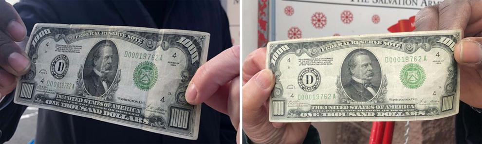 Local-Salvation-Army-$1000-Bill-Stunt