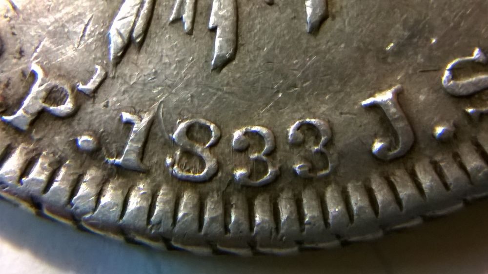 Mexico-8-Reales-1833-San-Luis-De-Potos�---Damaged