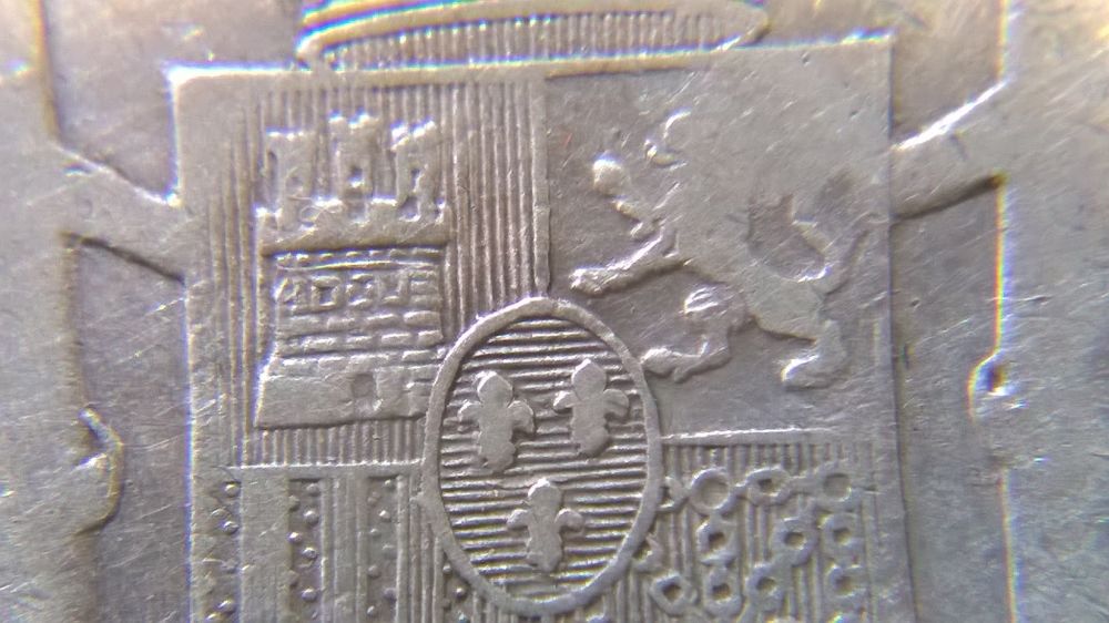 Silver-Crown-From-Spain,-5-Pesetas-1897,-But-