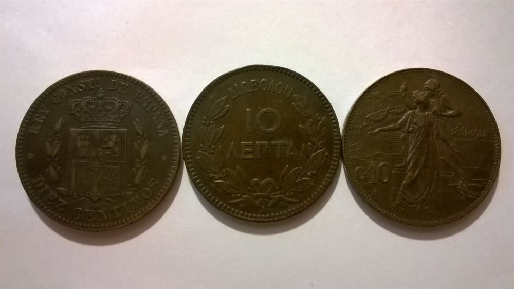 Latin-Monetary-Union-10/100-Copper-Coins---Feel-Free-To-Post-Your-Coins!!