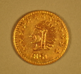 Gold-Token?-|-Replica/Fantasy-California-1/2-Dollar