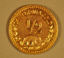 Gold-Token?-|-Replica/Fantasy-California-1/2-Dollar