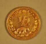 Gold-Token?-|-Replica/Fantasy-California-1/2-Dollar