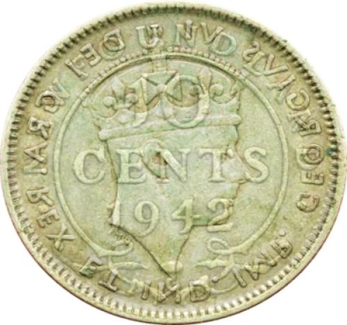 1942-Newfoundland-10-Cents---Errors