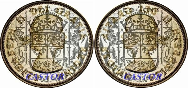 Canada-50-Cent-1945-X2-And-1946-Similar-Marks?