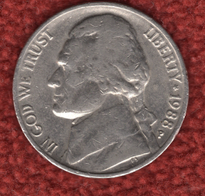 1988-P-Jefferson-Nickel---Die-Cracks-And-Doubling-In-Monticello?