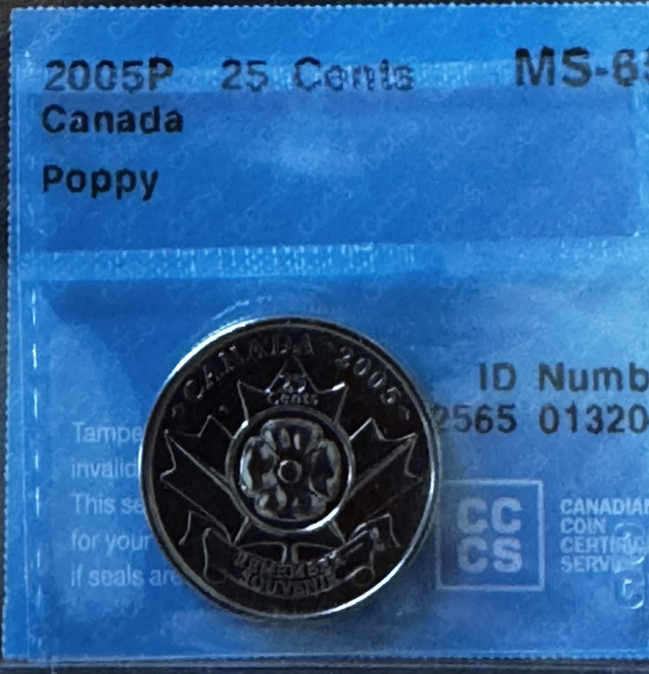 2005-P-Poppy-Quarter-Graded-MS-65