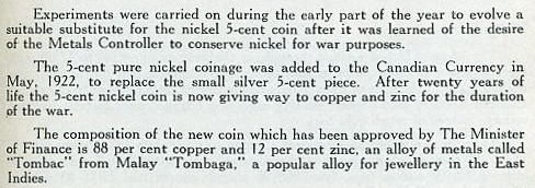 Tombac-Nickels-1942-Beaver-Design