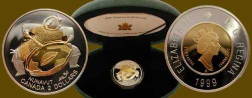 1999-Gold-Nunavut-$2