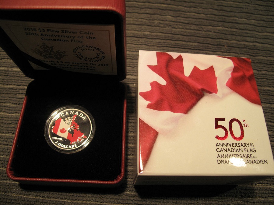 2015-$3-50th-Anniversary-Of-The-Canadian-Flag