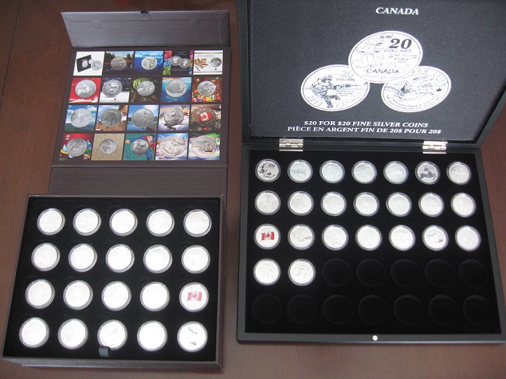 RCM's-2016-Face-Value-Collector-Case-For-20-Pcs-$20-For-$20-+-$25-For-$25.