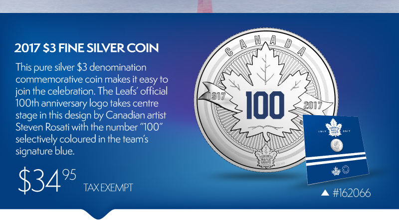 Maple-Leafs-100th-Loonie,-$3-And-$20