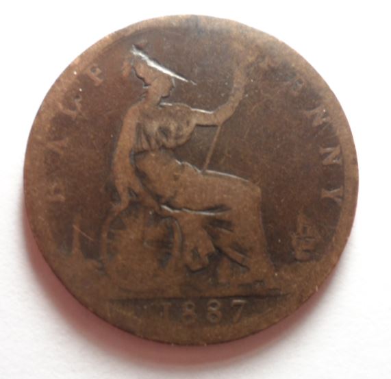 1887-Half-Penny---Worn-Or-Mint-Error?