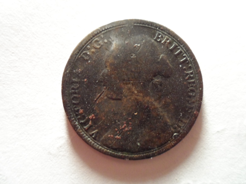 1879-UK-Half-Penny-Coin-Damage