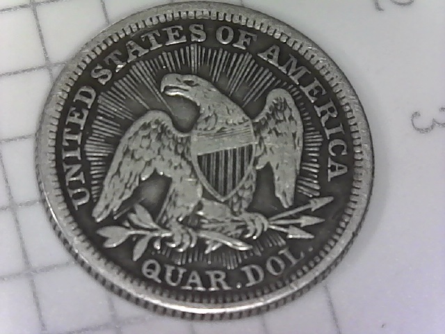 1853-Seated-Liberty-Quarter.-Die-Chip-Under-Date?-Value-And-Grade?