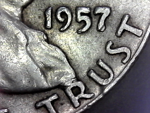 1957-D-Franklin-Half.--I'm�seeing-A-Recurring-Flaw-For-This-Year.