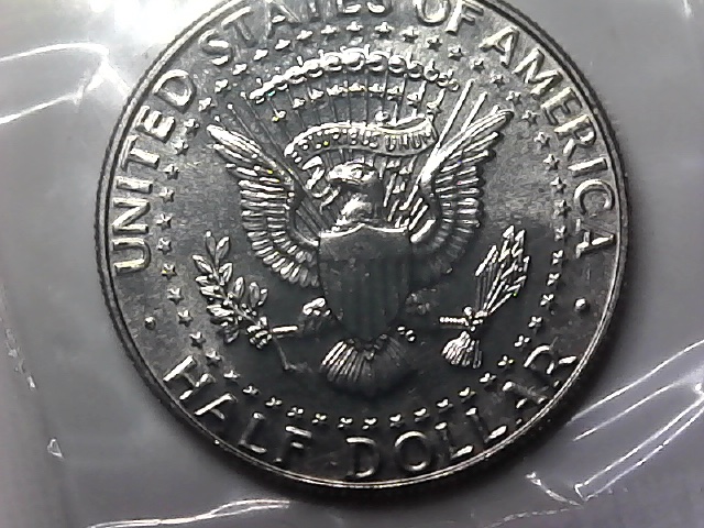 2000-P-Mintset-Kennedy-Half-Struck-Through,-Die-Chip-On-MM-And-Gauge-On-Face