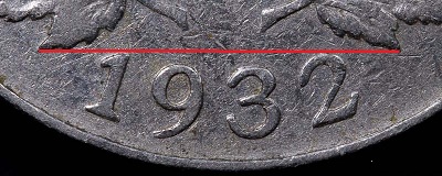 1932-Near-2/Far-2-5-Cents.