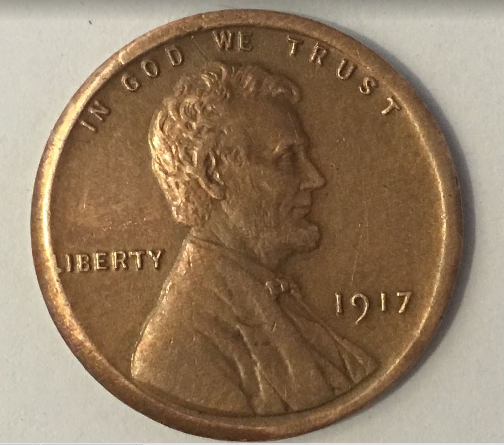 1917-Lincoln-Cent---Grade,-Variety