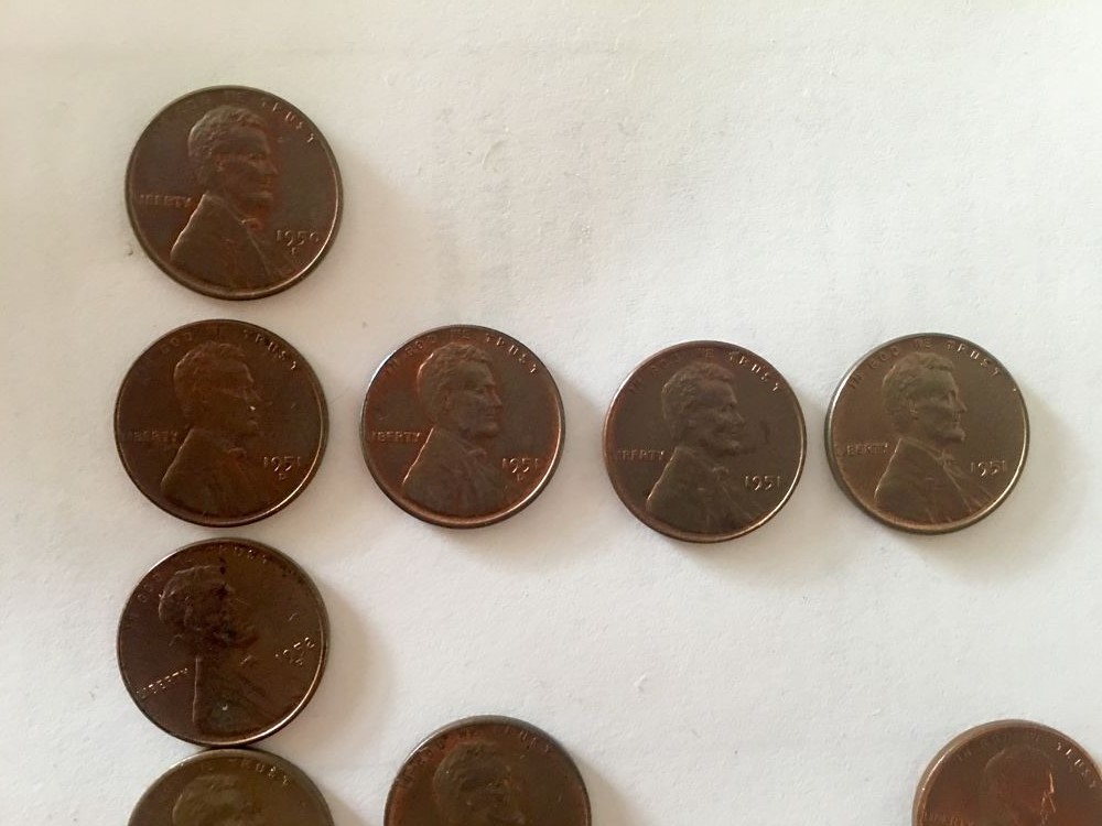 Toned-Wheat-Cents,-Grades?