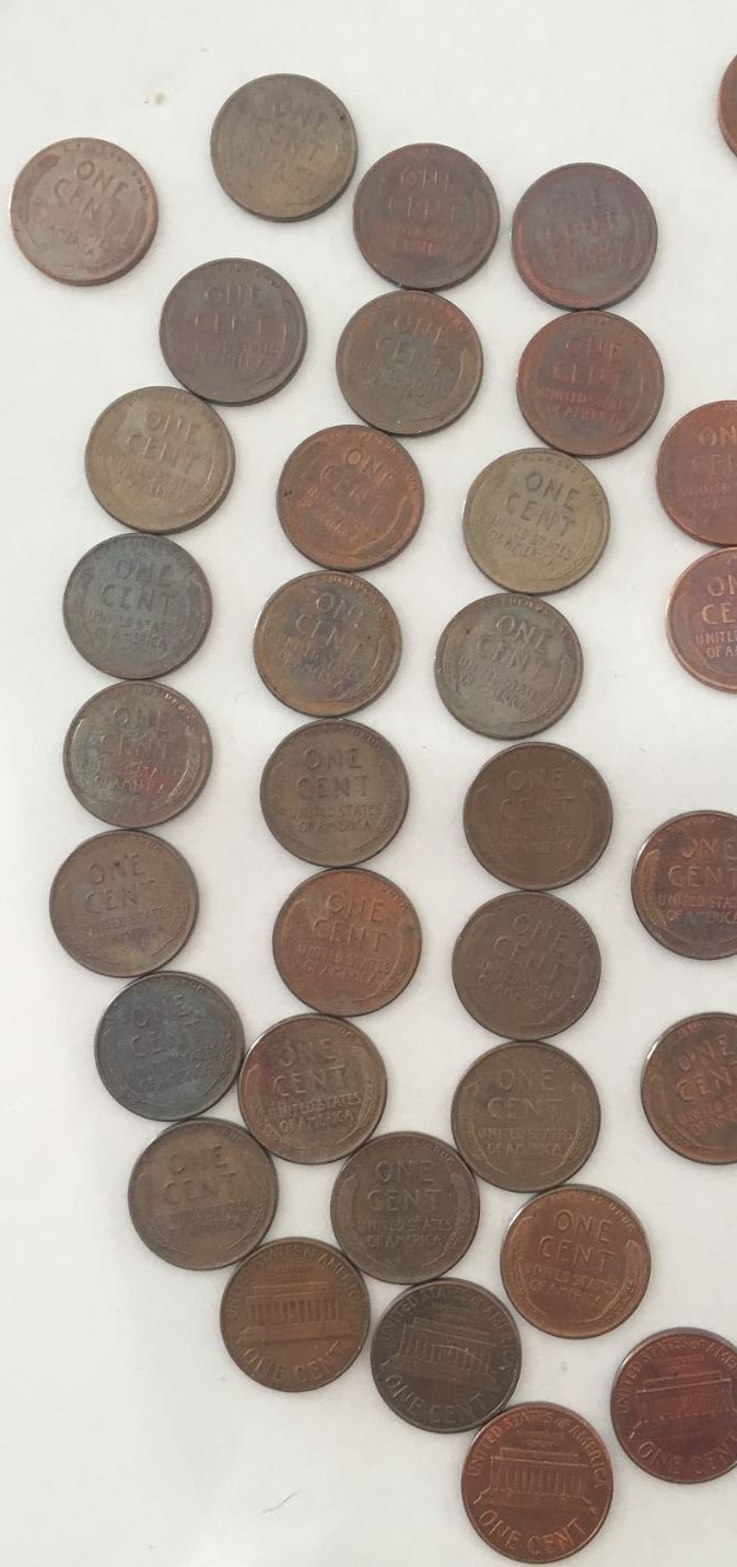 Toned-Wheat-Cents,-Grades?