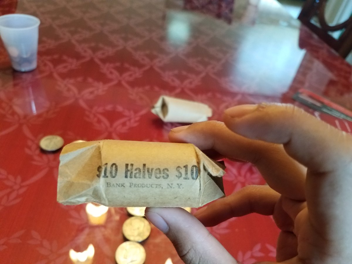 Hit-The-Silver-Jackpot!-Entire-Roll-Of-Silver-Halves!!
