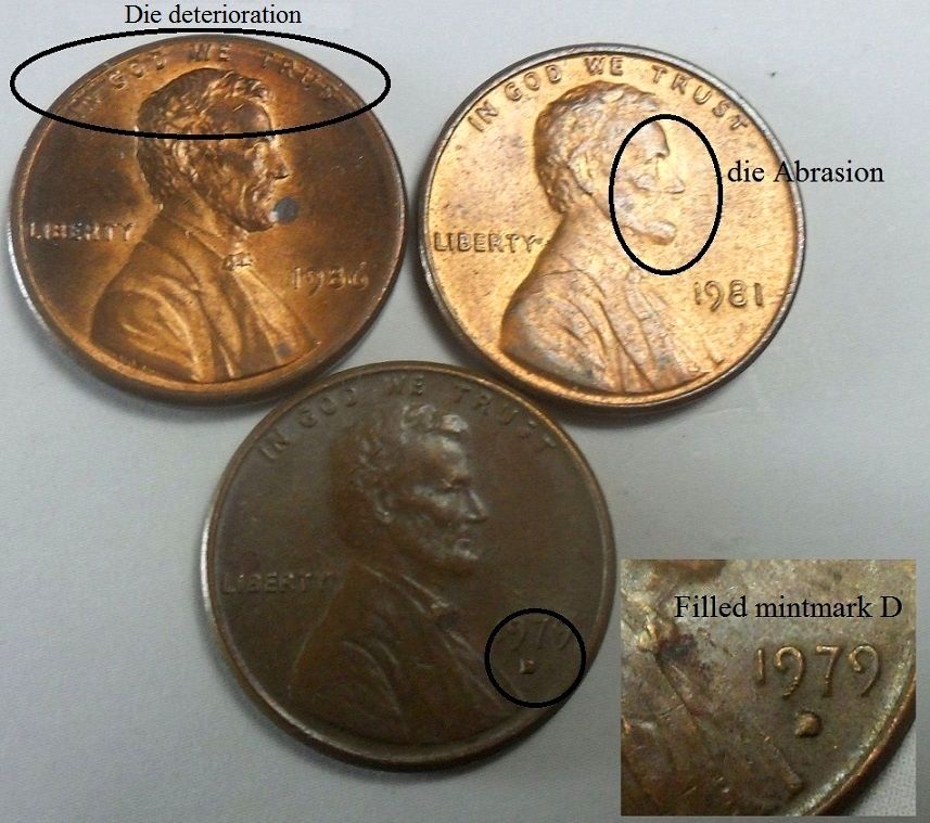 1979-81-86-Three-Lincoln-Cents