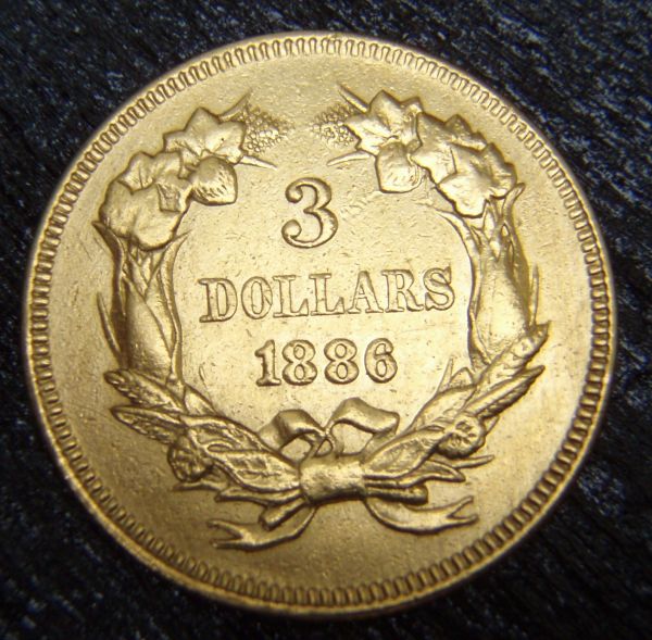 1886-$3-Gold-Coin
