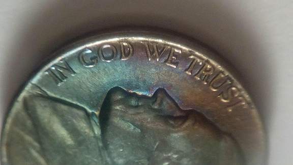 1969-D-Roosevelt-Dime-,-And-1959-D-Nickle-With-Different-Tones-...