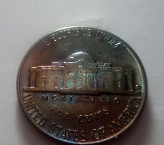 1969-D-Roosevelt-Dime-,-And-1959-D-Nickle-With-Different-Tones-...