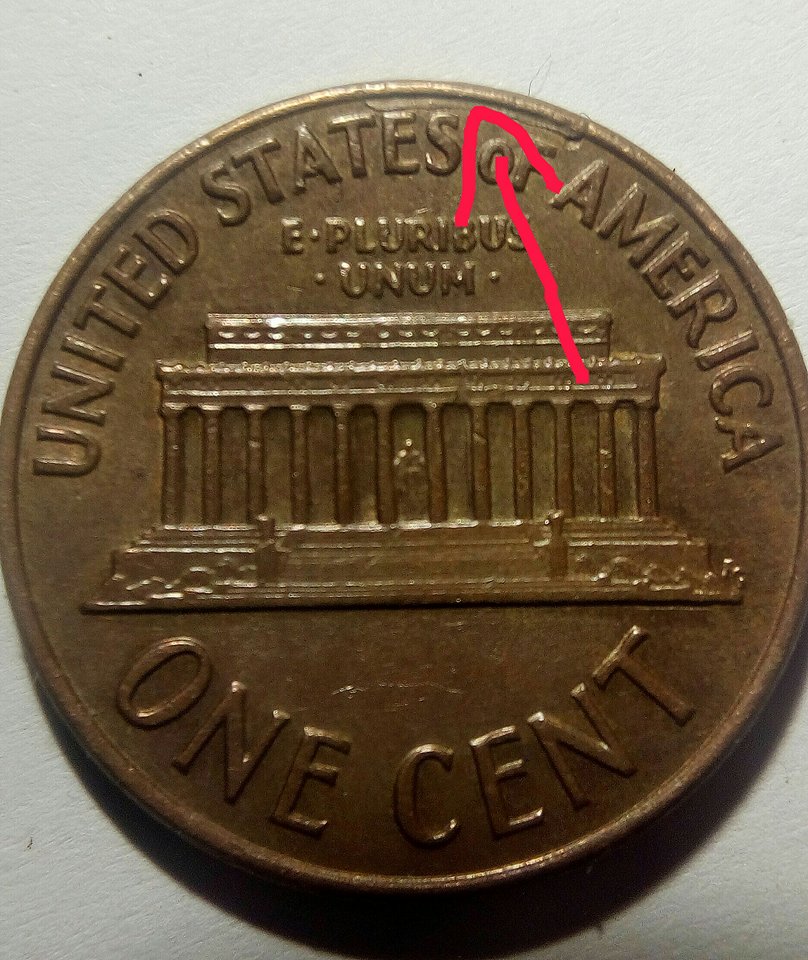 1969-S-Lincoln-Cent-With-Lamination-On-The-Reverse-Side-And-MD-Obverse-?