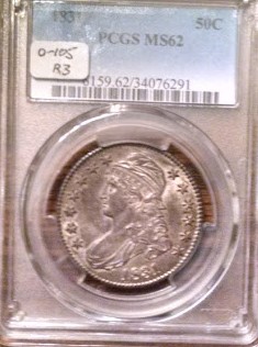 1831-Bust-Half-For-Grading.