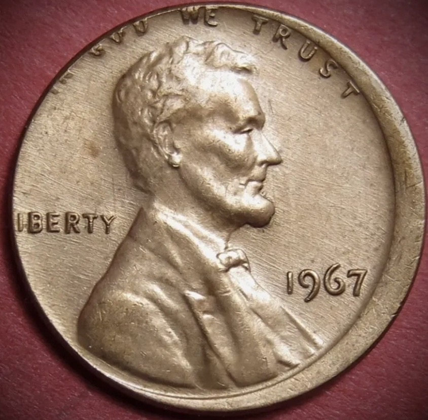 Is-This-1967-Lincoln-Penny-Misaligned-Die-Genuine-Or-Counterfeit?