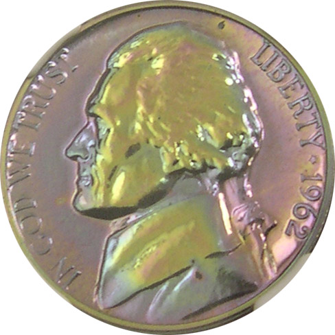 1962-PF-Nickel-Yellow/Purple-You-Grade,-NGC-Grade-On-Monday!