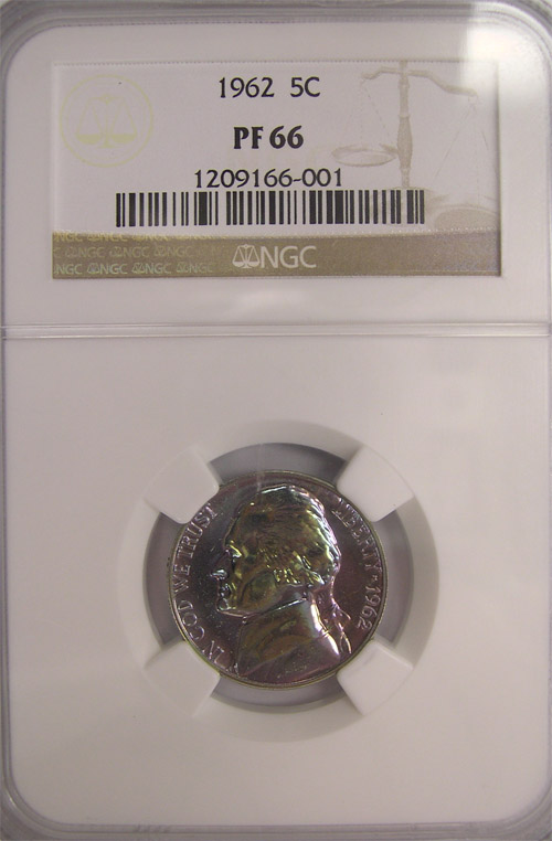 1962-PF-Nickel-Yellow/Purple-You-Grade,-NGC-Grade-On-Monday!