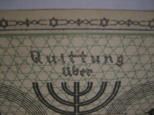 Litzmannstadt-Ghetto-Eine-Mark-Note-For-Review