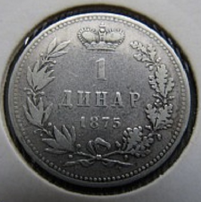 1-Dinar-1875,-Evaluation?