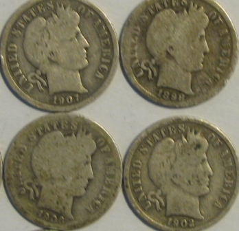 Various-Barber-Dimes