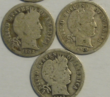 Various-Barber-Dimes