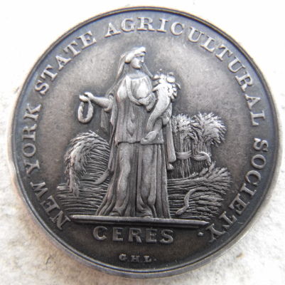 New-York-Agricultural-Society-Medal-From-1857