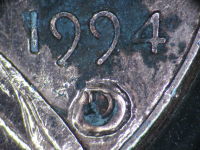 1994-USA-Penny-Error-/-Circled-D---Very-Interesting