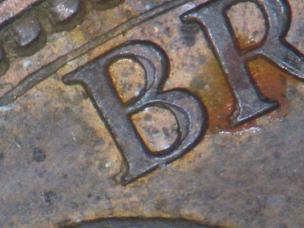 1861-New-Brunswick-1-Cent---Double-B