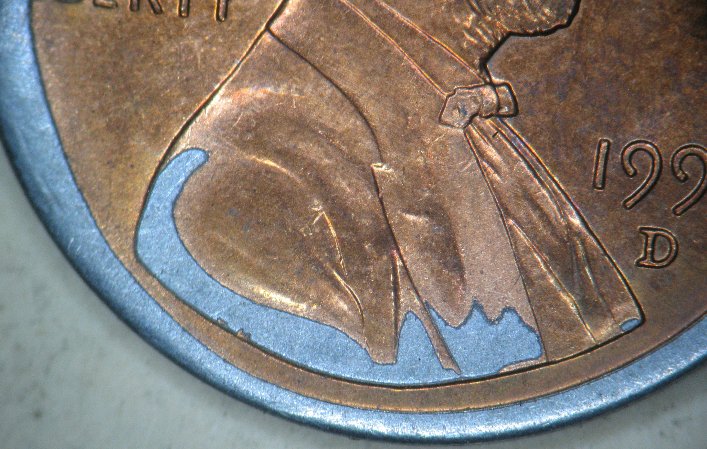 1995-D-Penny-/-Art-Work-Of-A-Coin